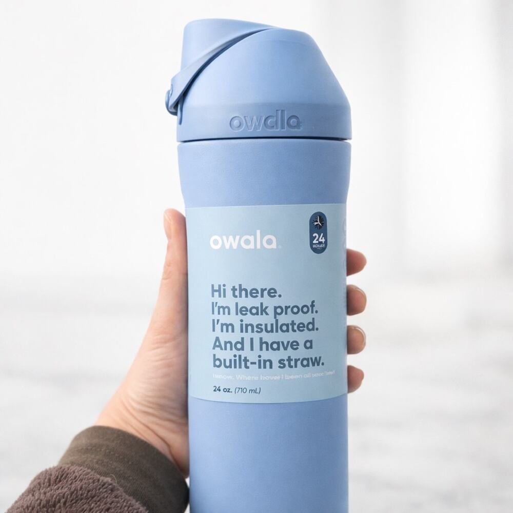 Owala 24 oz freesip, 'out of the blue' target exclusive, stainless steel, nwt